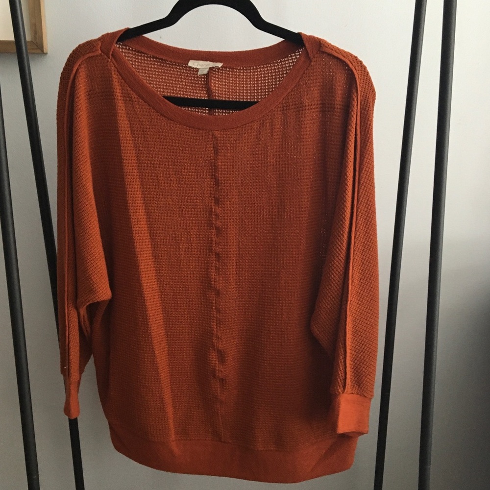 Chenault Orange Sweater, 1X